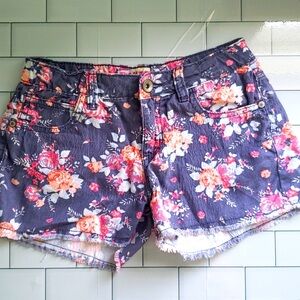 Squeeze girls floral shorts size 12